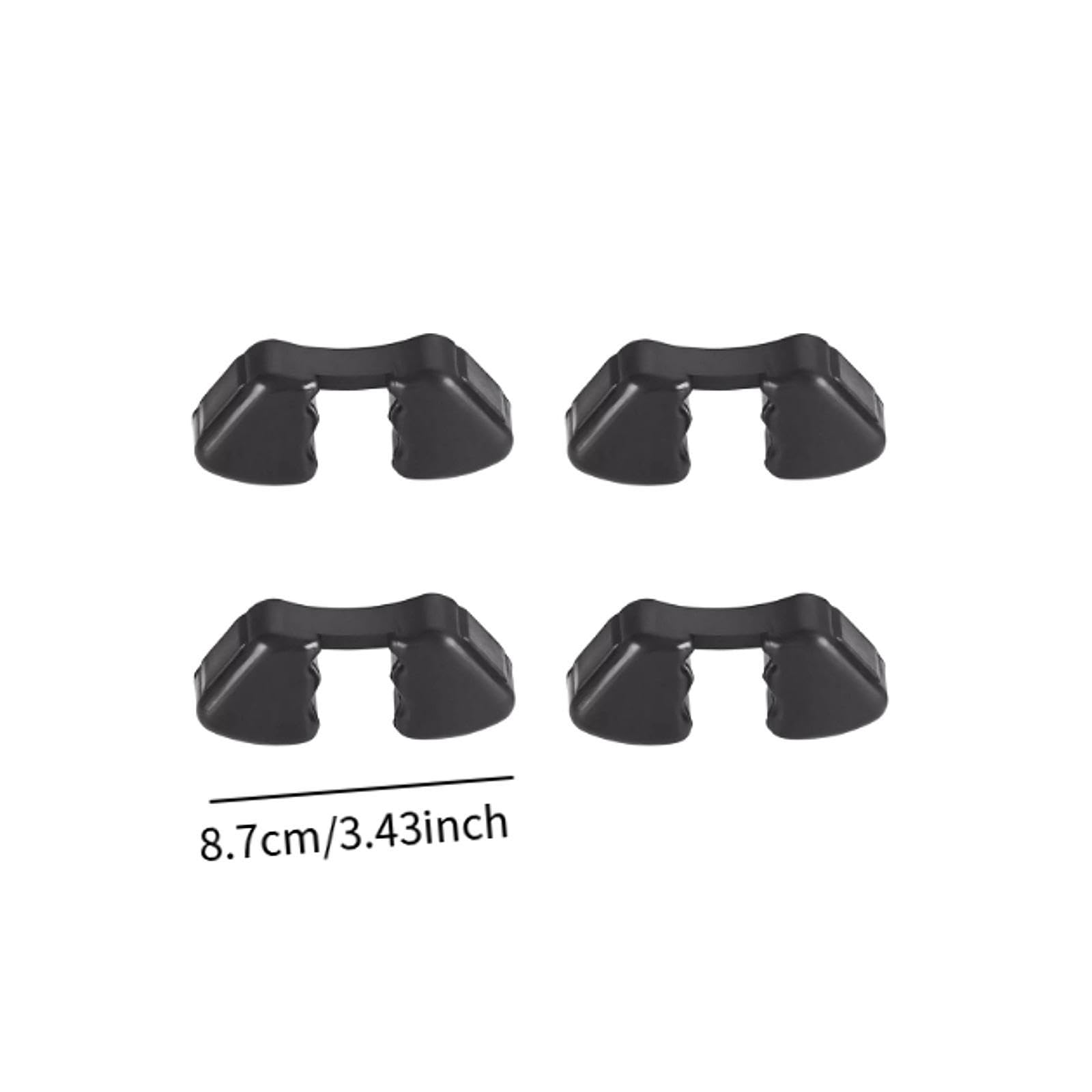 Mqetly 4Pcs Rear Wheel Dampers Replacement Rubber Easy Install